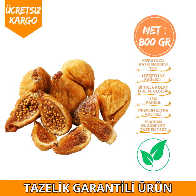 Yeni Mahsul Dağ İnciri İlaçsız - 800gr Paket. ürün görseli